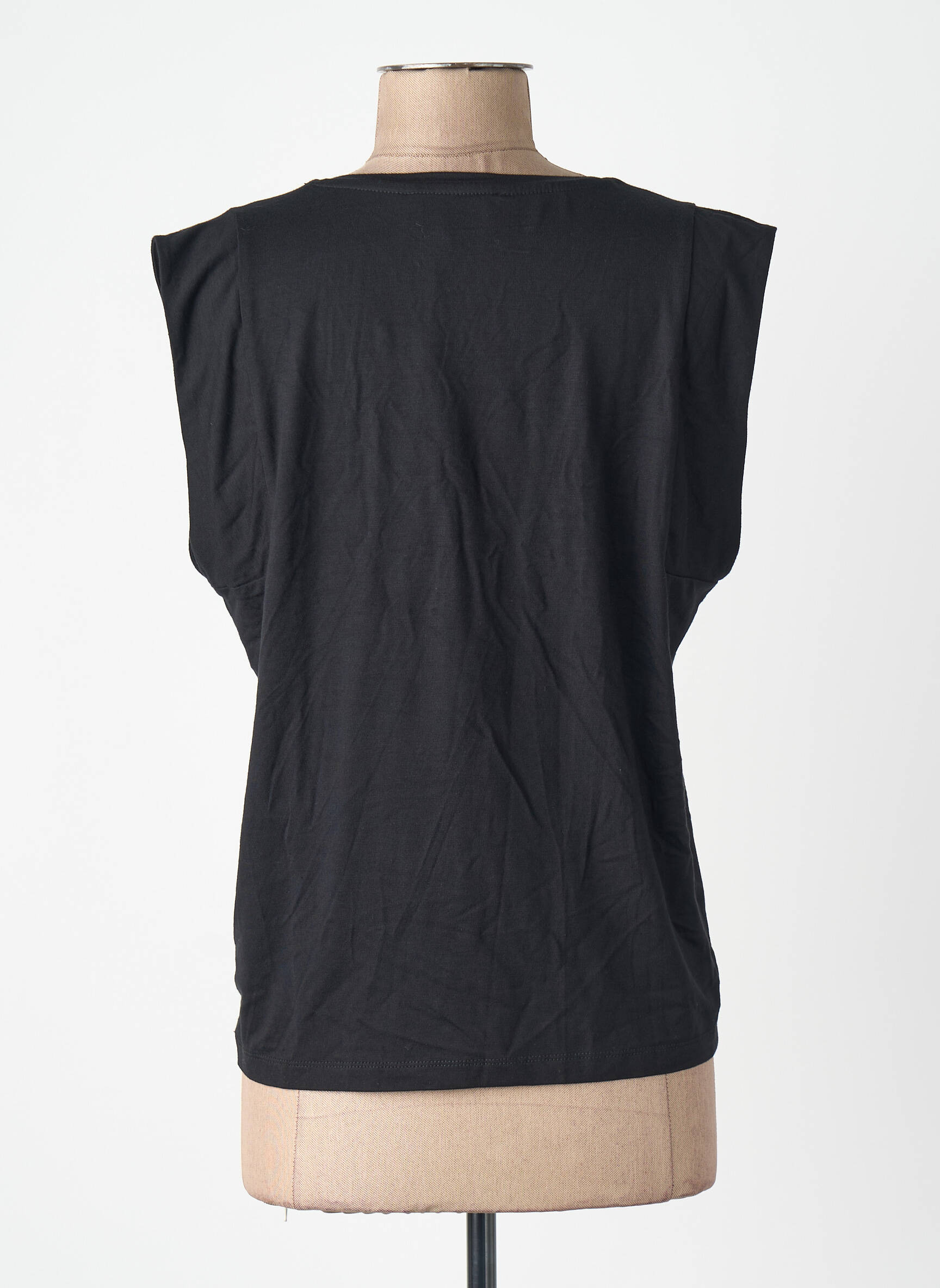T-marškinys juodas ASTRID BLACK LABEL moteris