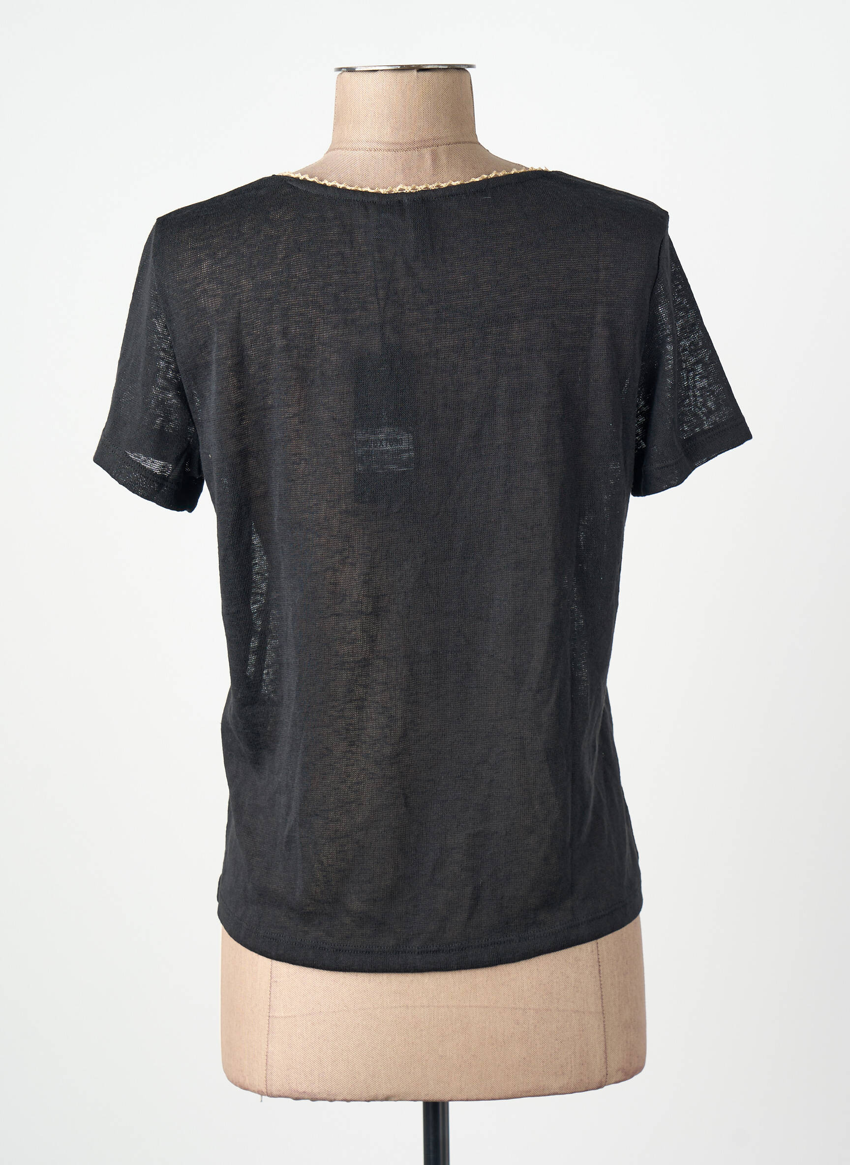 T-marškinys juodas VERO MODA moteris
