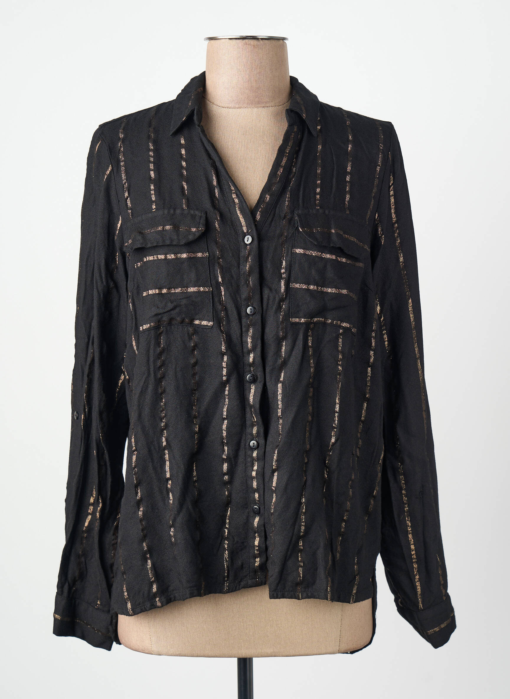 Moteriškas marškinys juodas VERO MODA moteris
