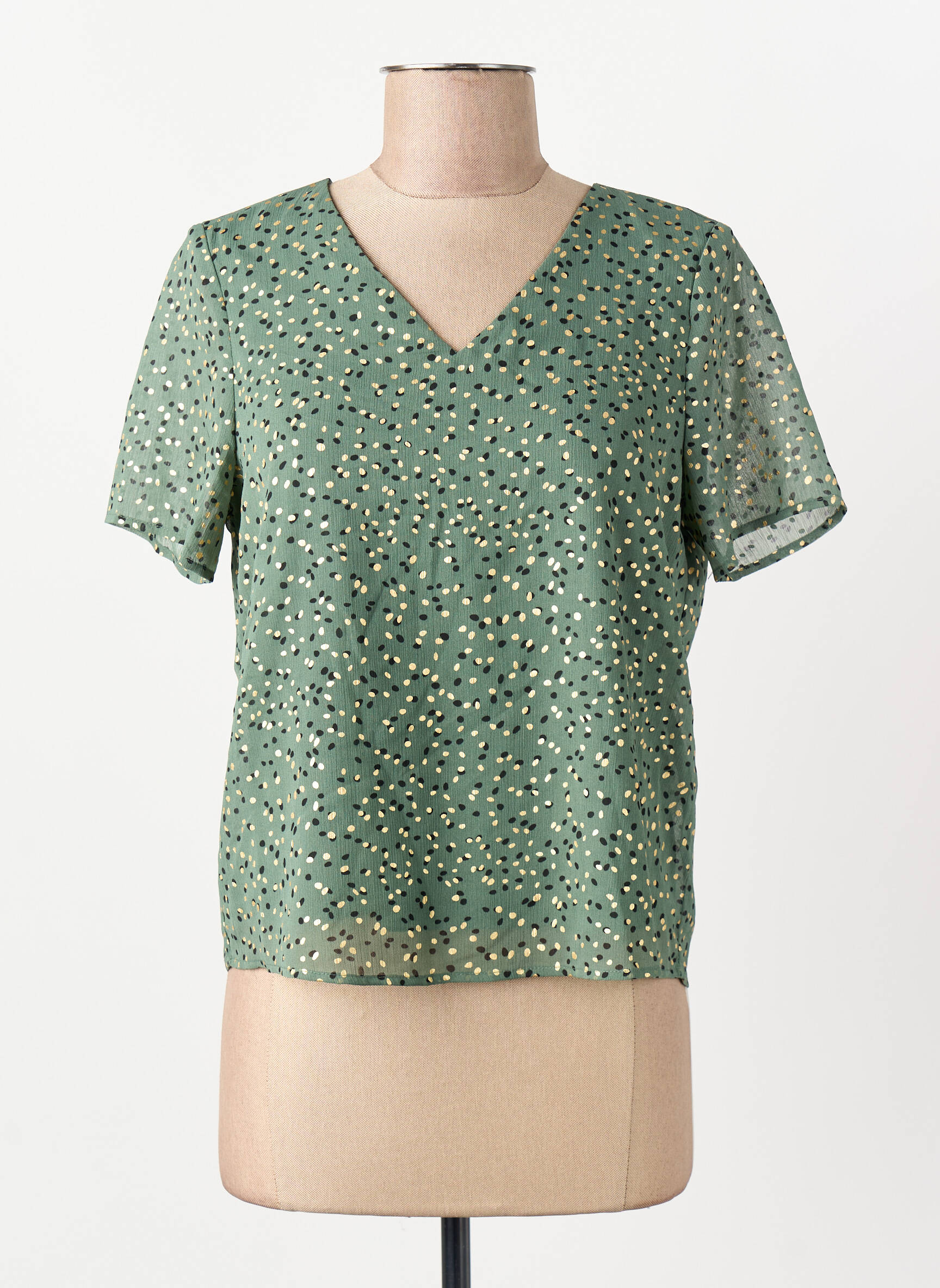Moteriškas marškinys žalias VERO MODA moteris