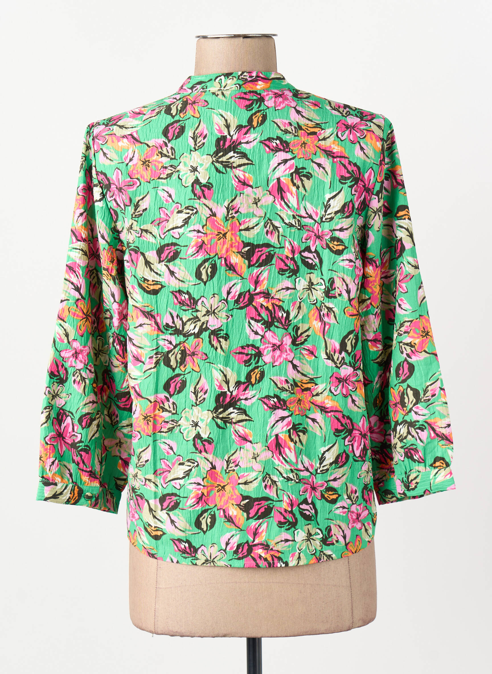 Moteriškas marškinys tiesi kirpimas žalias VERO MODA moteris