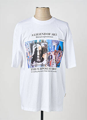 T-marškinys baltas REDEFINED REBEL vyras