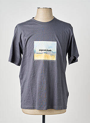 T-marškinys pilka JACK & JONES vyras