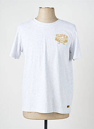 T-marškinys pilka SUPERDRY moteris