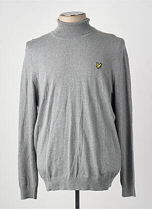 Megztinis su aukštu kaklu pilka LYLE & SCOTT vyras