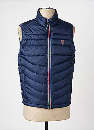Pūkinė striukė mėlyna JACK & JONES vyras