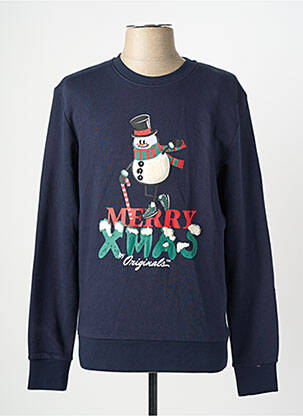 Megztinis mėlyna JACK & JONES vyras
