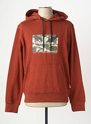 Kapišonas rudas JACK & JONES vyras