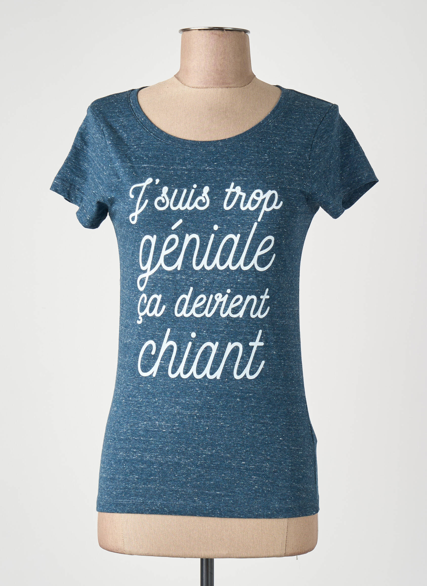 T-marškinys pilka MONSIEUR TSHIRT moteris
