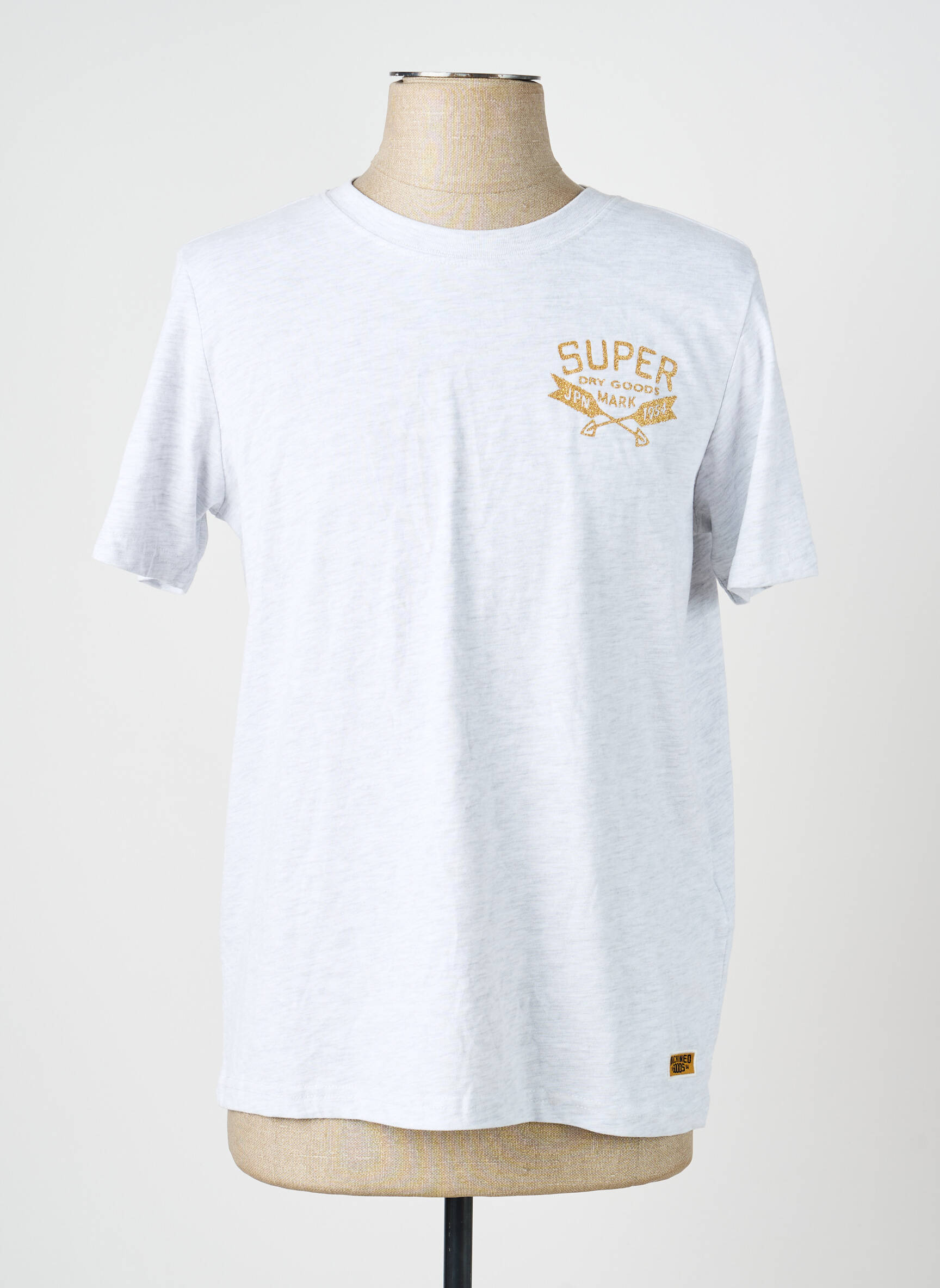 T-marškinys pilka SUPERDRY moteris
