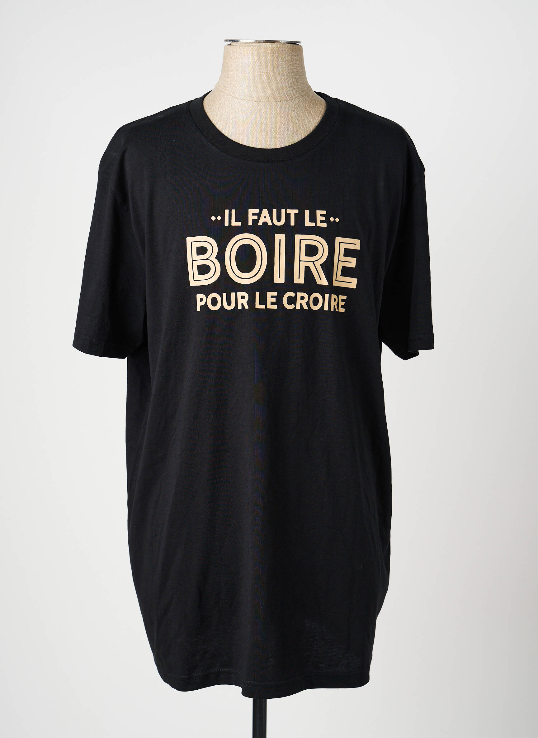 T-marškinys juodas MONSIEUR TSHIRT vyras