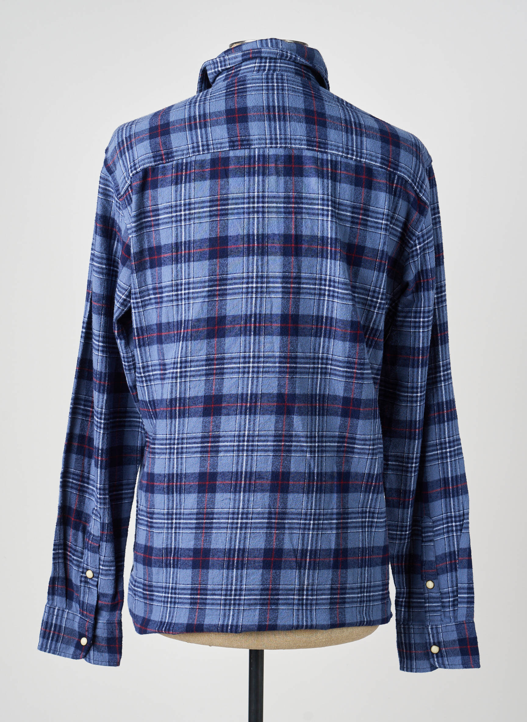 Ilgomis rankovėmis marškinys mėlyna JACK & JONES vyras