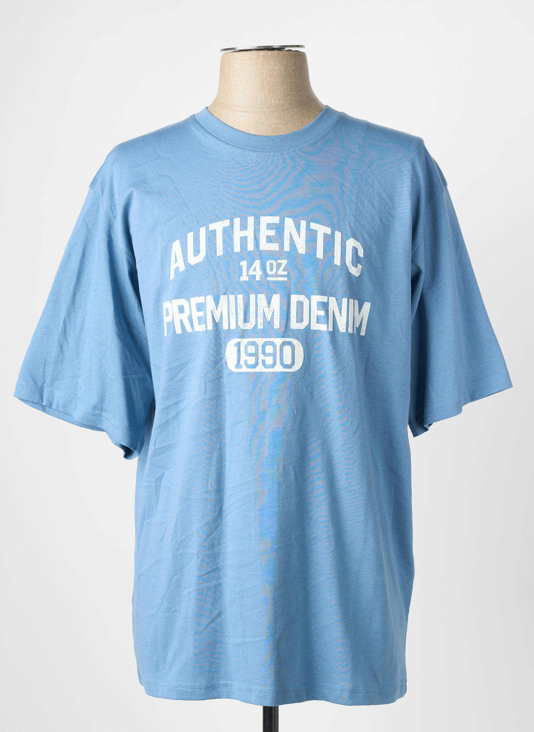 T-marškinys mėlyna JACK & JONES vyras