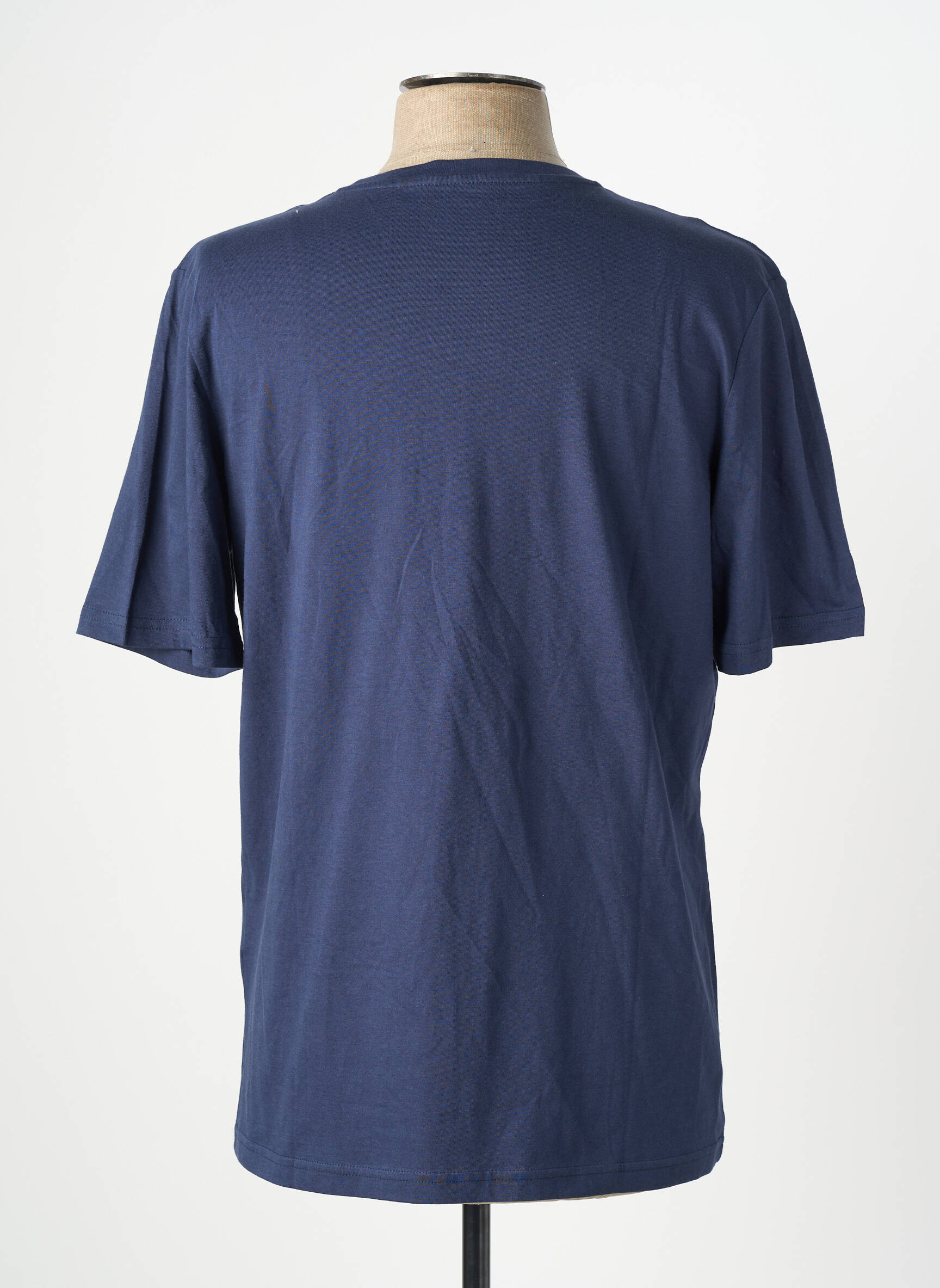 T-marškinys tiesi kirpimas mėlyna JACK & JONES vyras
