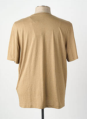 T-marškinys rudas JACK & JONES vyras