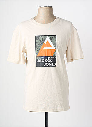 T-marškinys apvalus kaklas trumpas rankovės bežinis JACK & JONES vyras