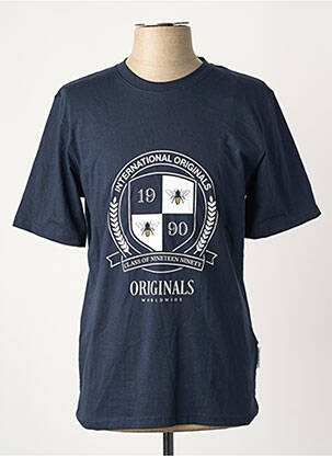 T-marškinys mėlyna JACK & JONES vyras