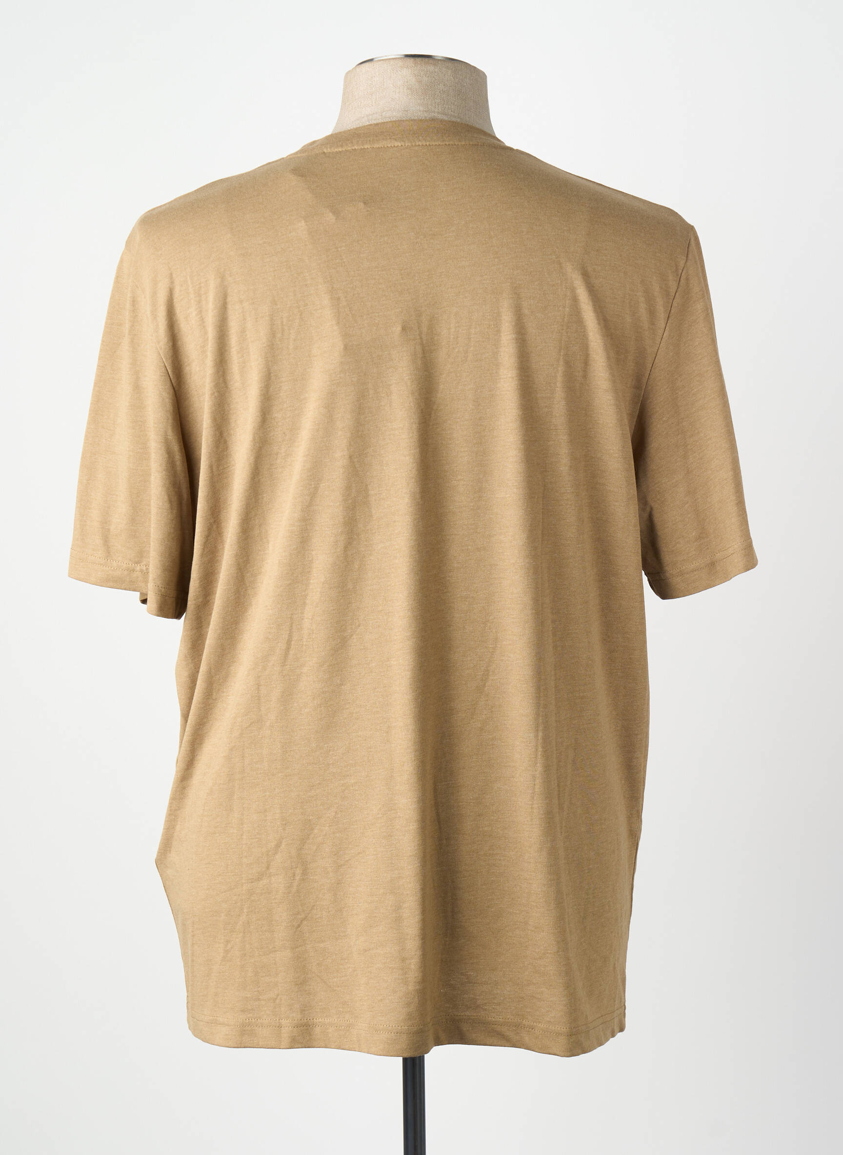 T-marškinys rudas JACK & JONES vyras