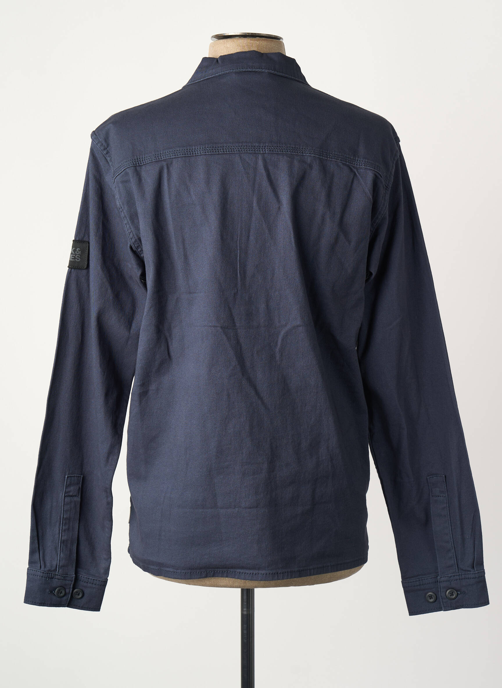 Ilgomis rankovėmis marškinys mėlyna JACK & JONES vyras