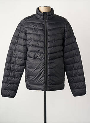 Pūkinė striukė juodas JACK & JONES vyras
