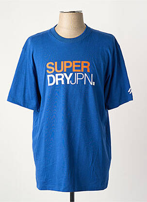 T-marškinys mėlyna SUPERDRY vyras