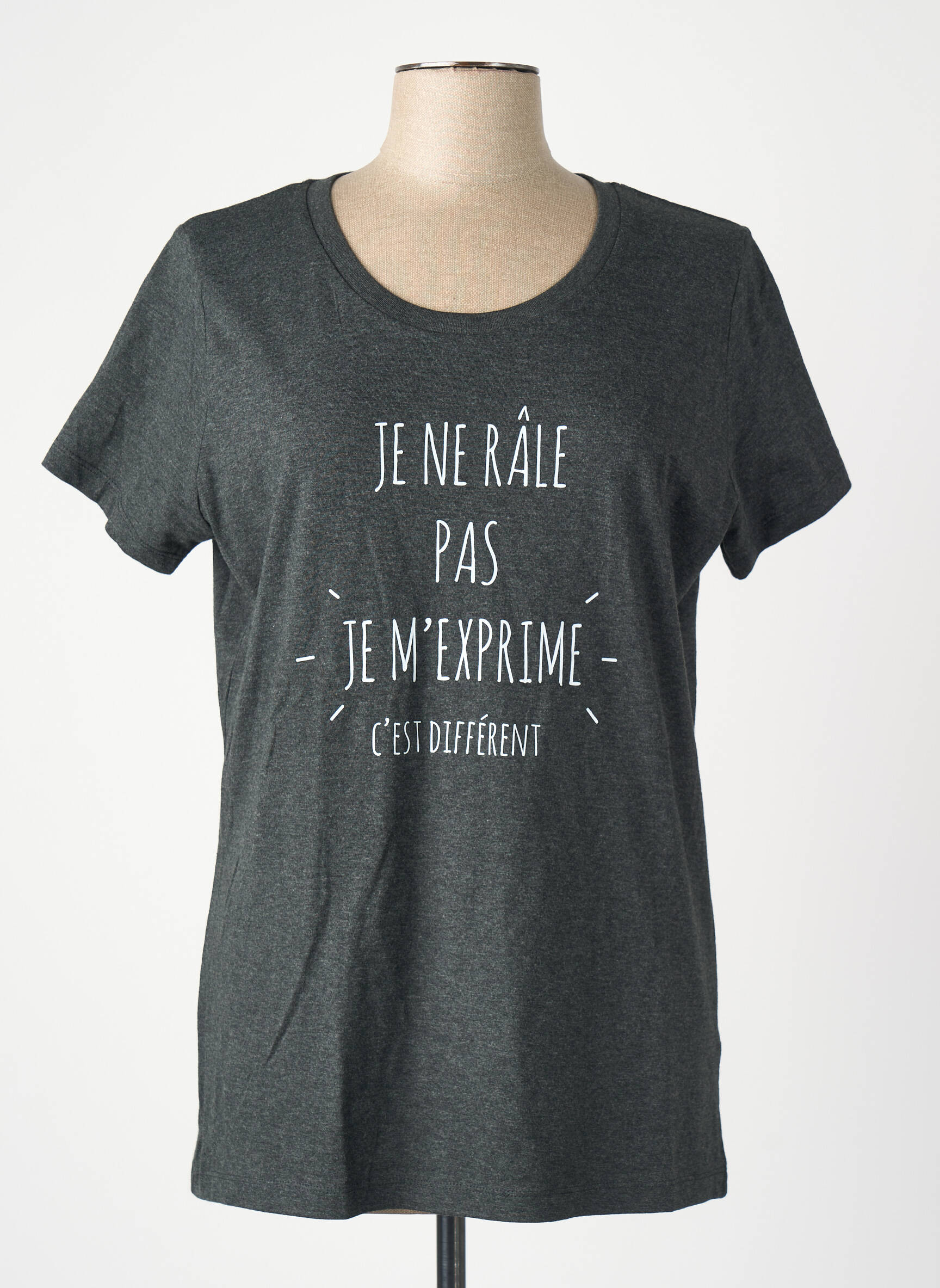 T-marškinys juodas MONSIEUR TSHIRT moteris
