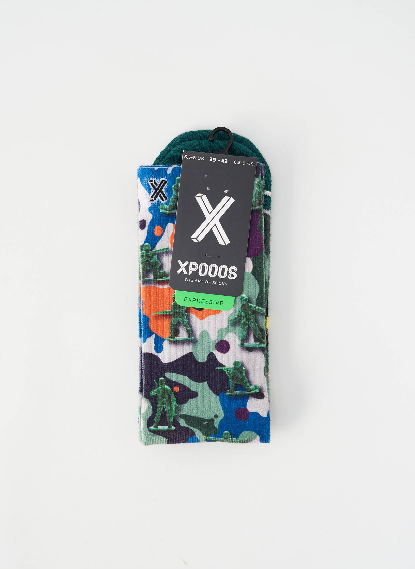 Kojinės žalias XPOOOS vyras