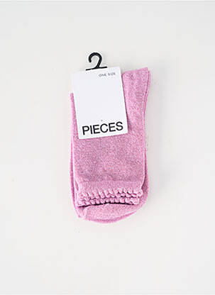 Kojinės rožinė PIECES moteris