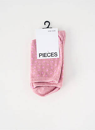 Kojinės rožinė PIECES moteris