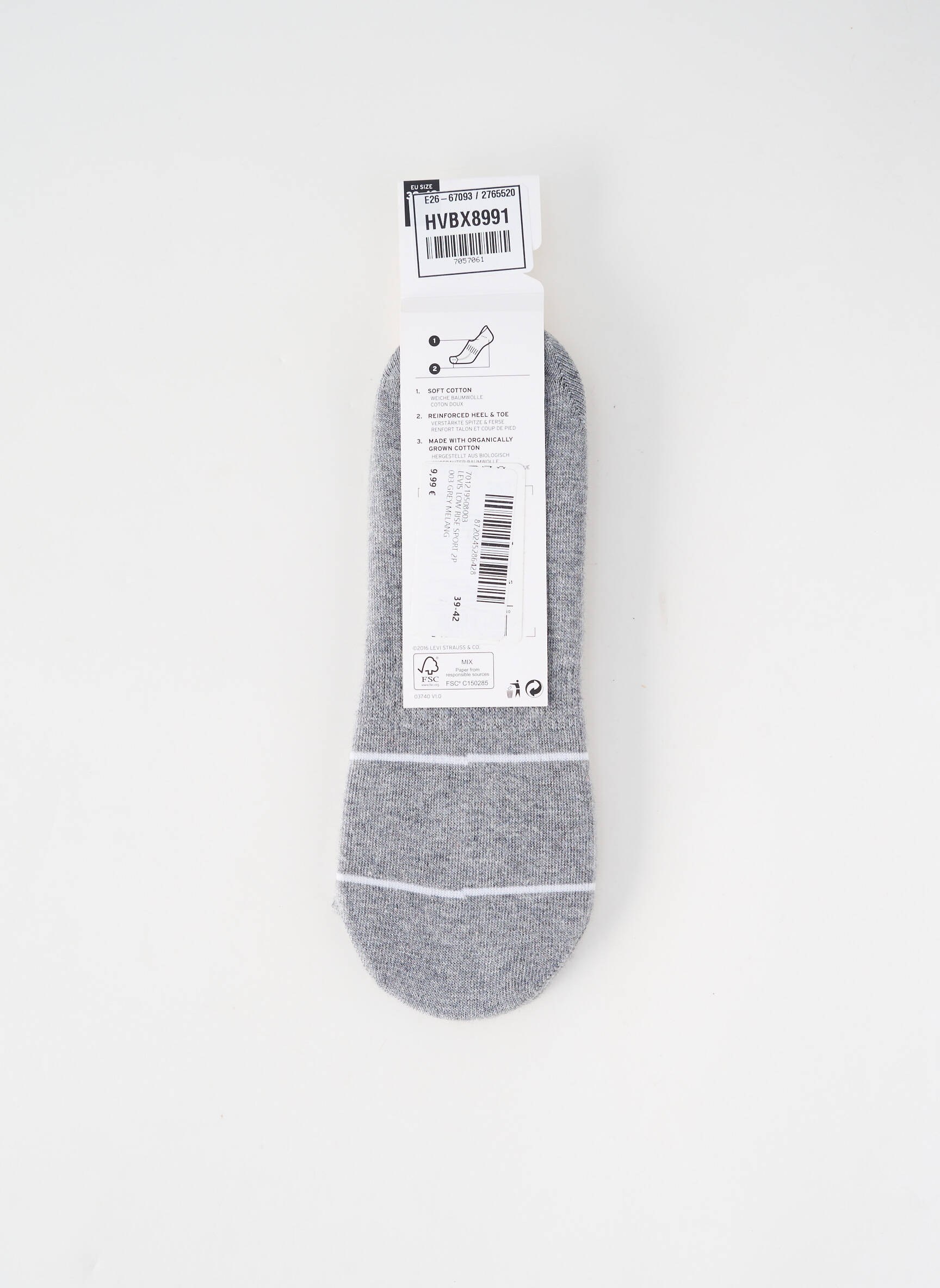 Kojinės pilka LEVI'S moteris