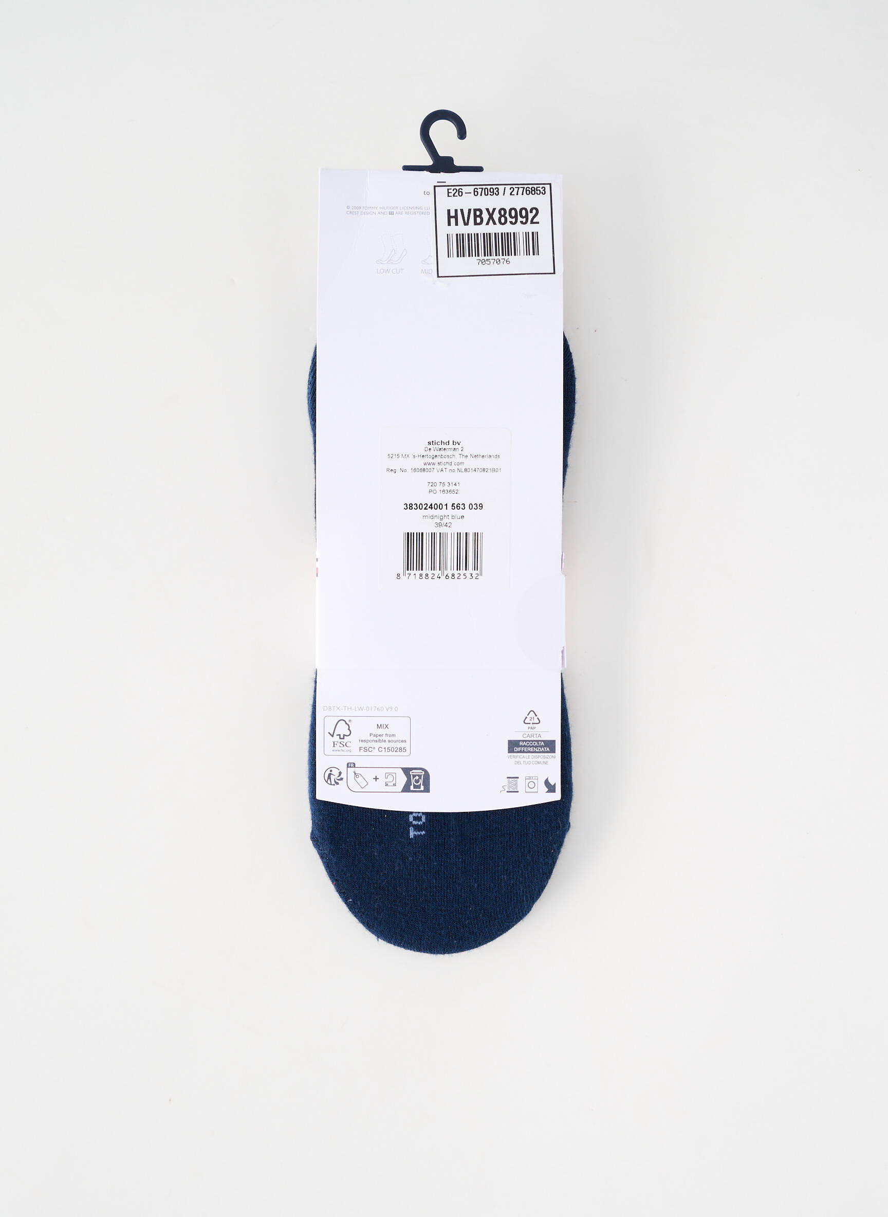 Kojinės mėlyna TOMMY HILFIGER moteris