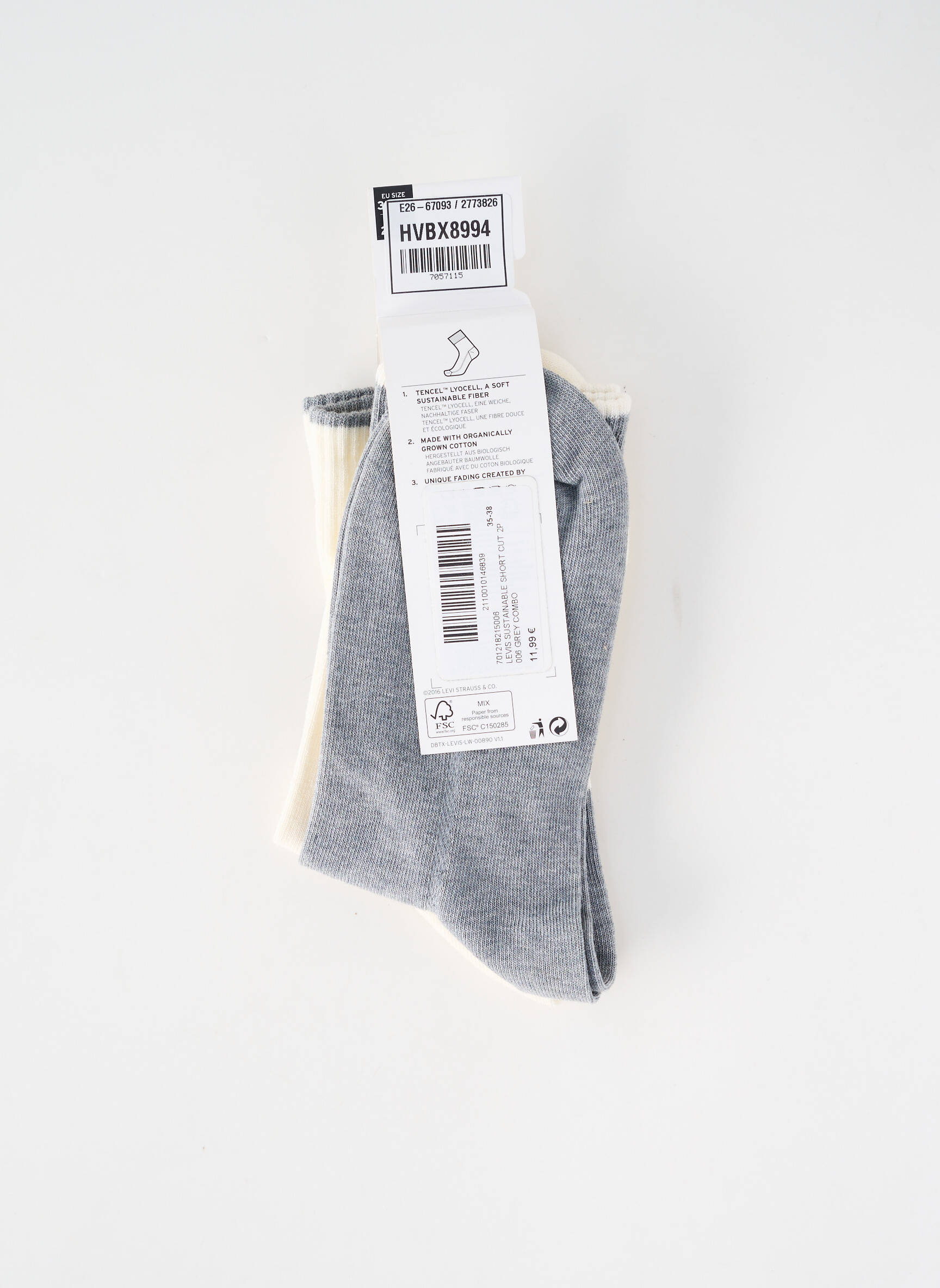 Kojinės pilka LEVI'S moteris