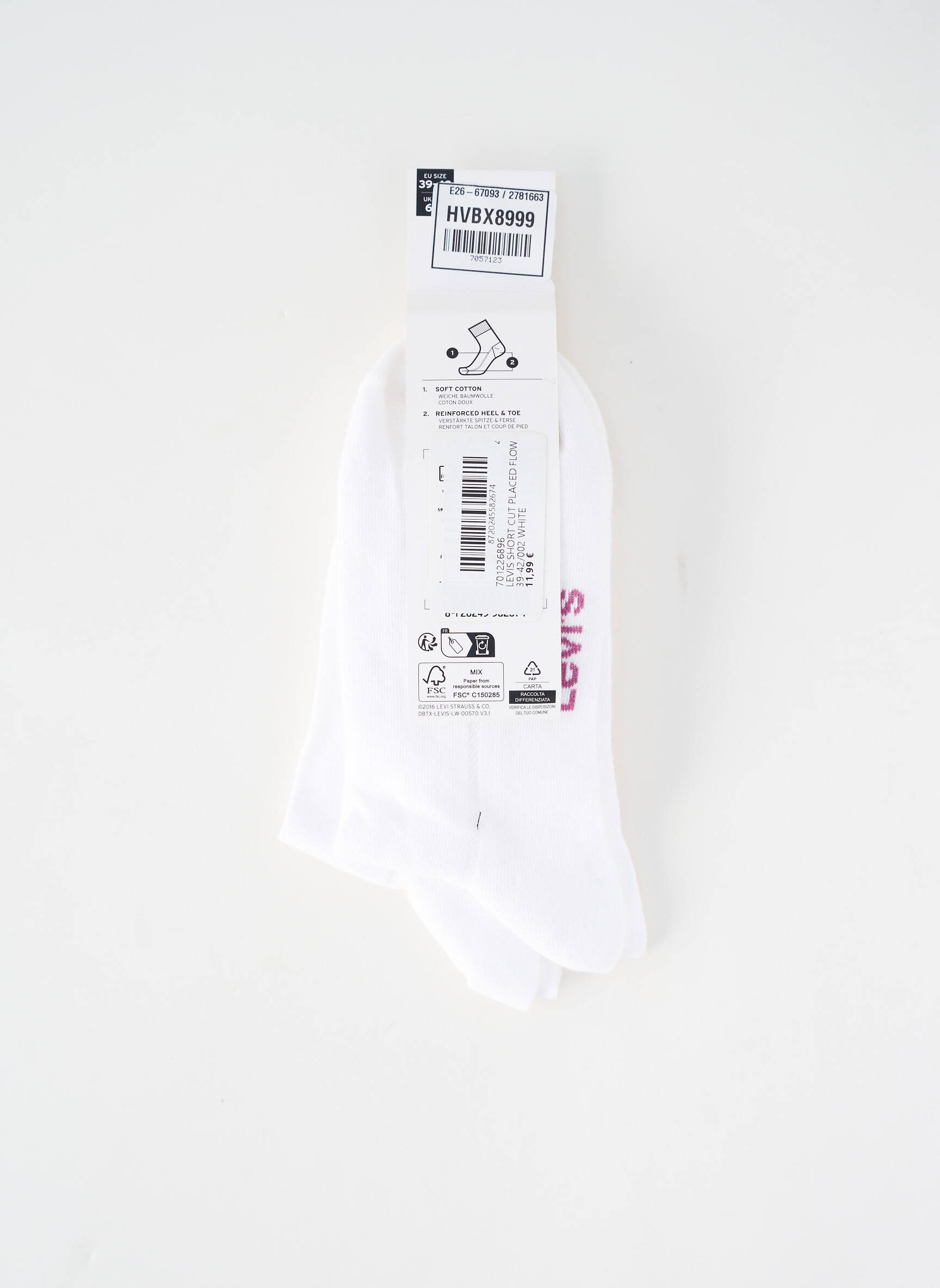 Kojinės baltas LEVI'S moteris
