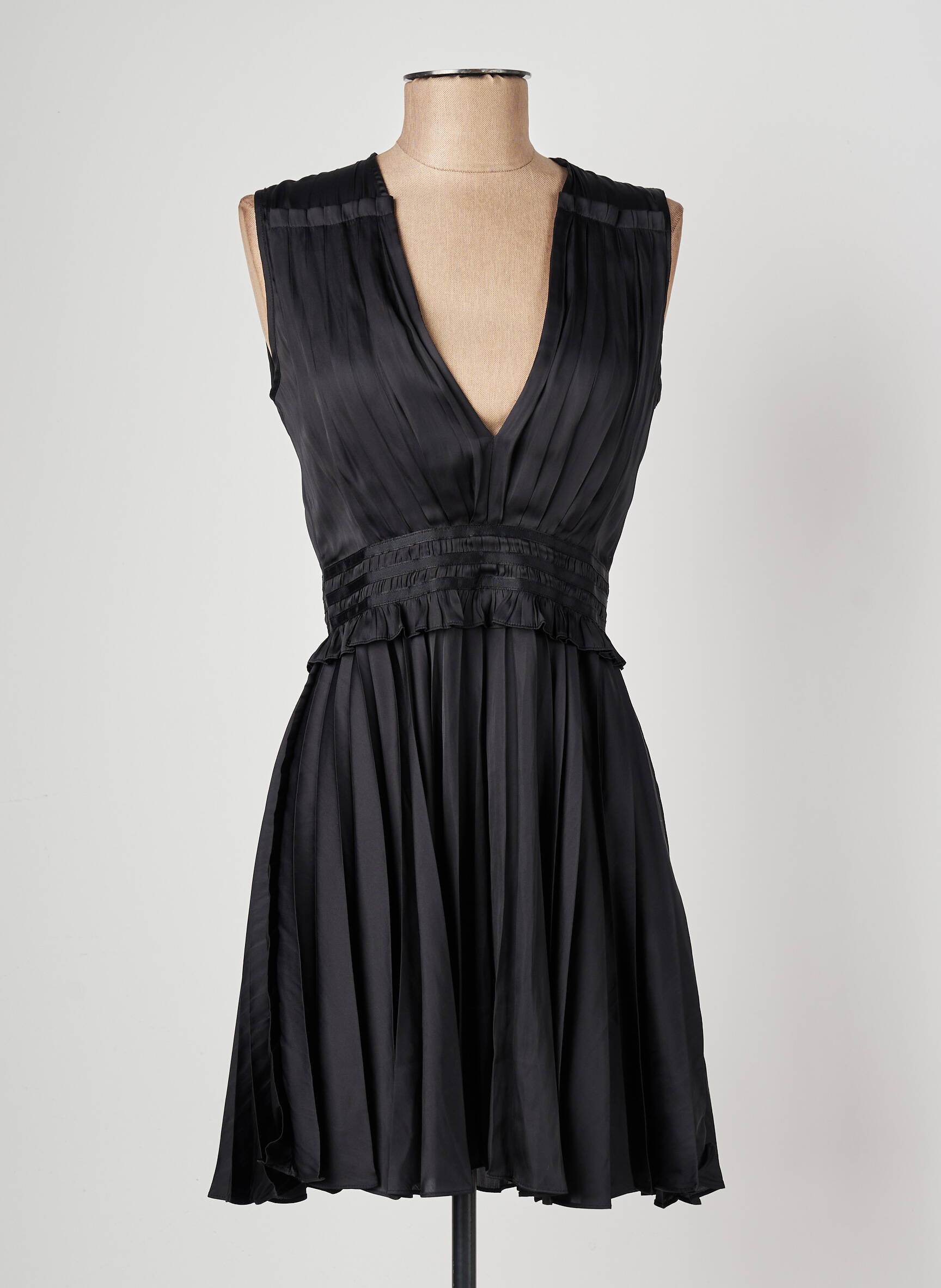 Trumpa suknelė juodas THE KOOPLES moteris