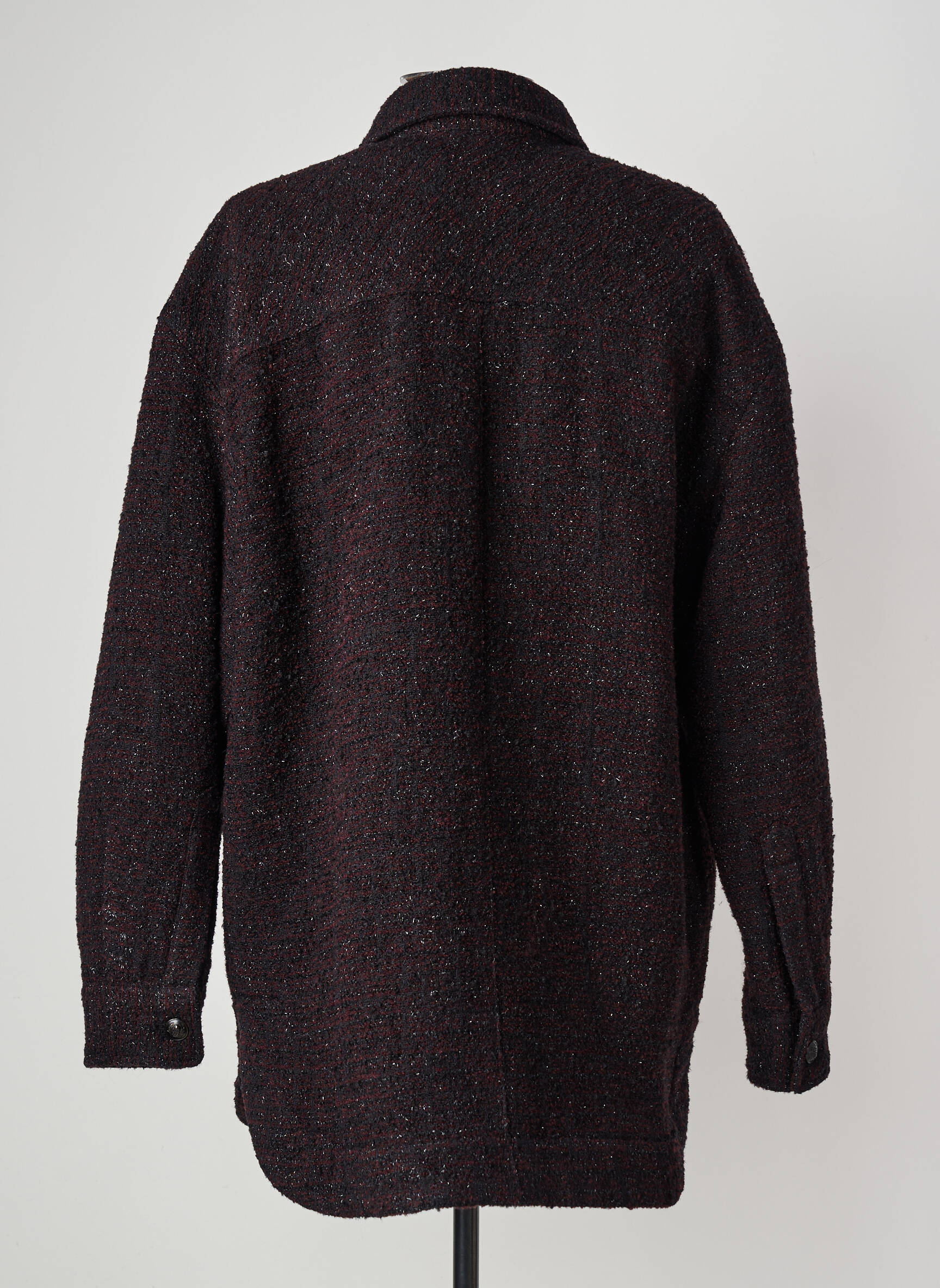Ilgas paltas violetinis THE KOOPLES moteris