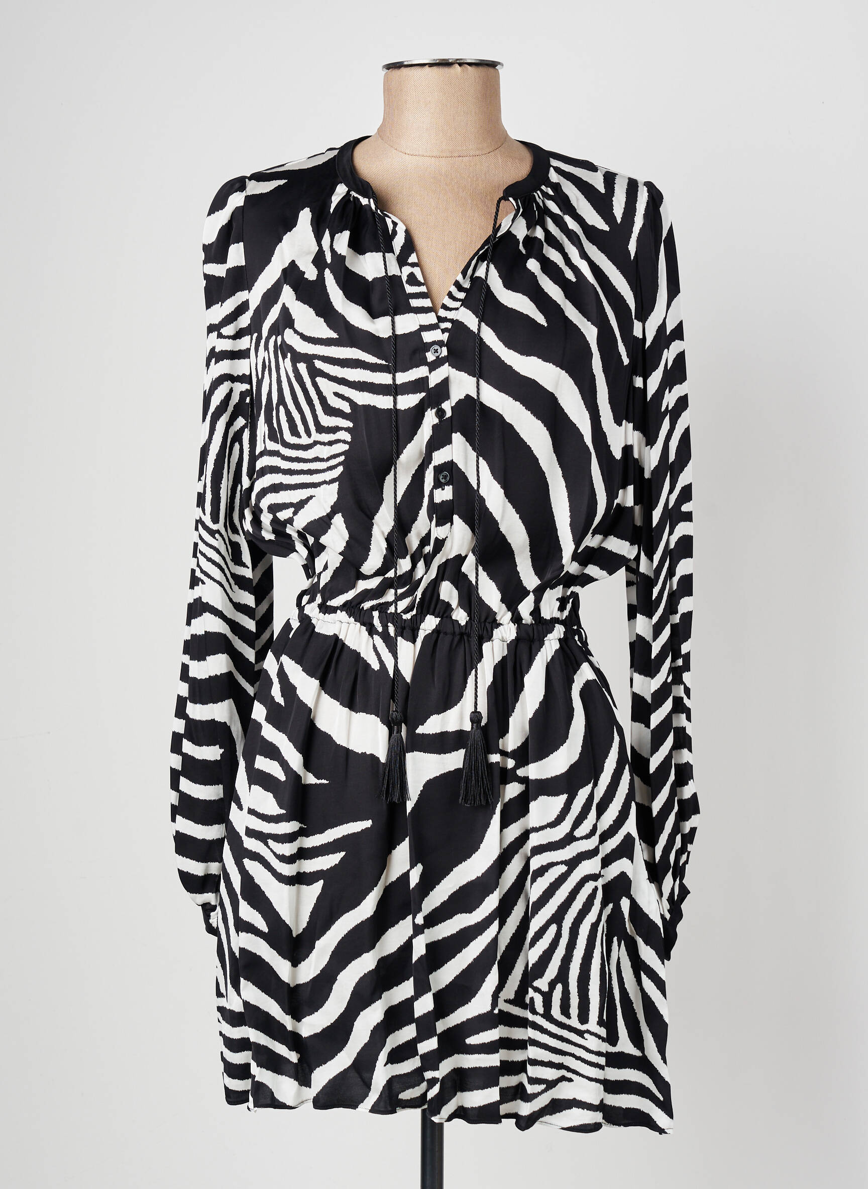 Trumpa suknelė juodas THE KOOPLES moteris
