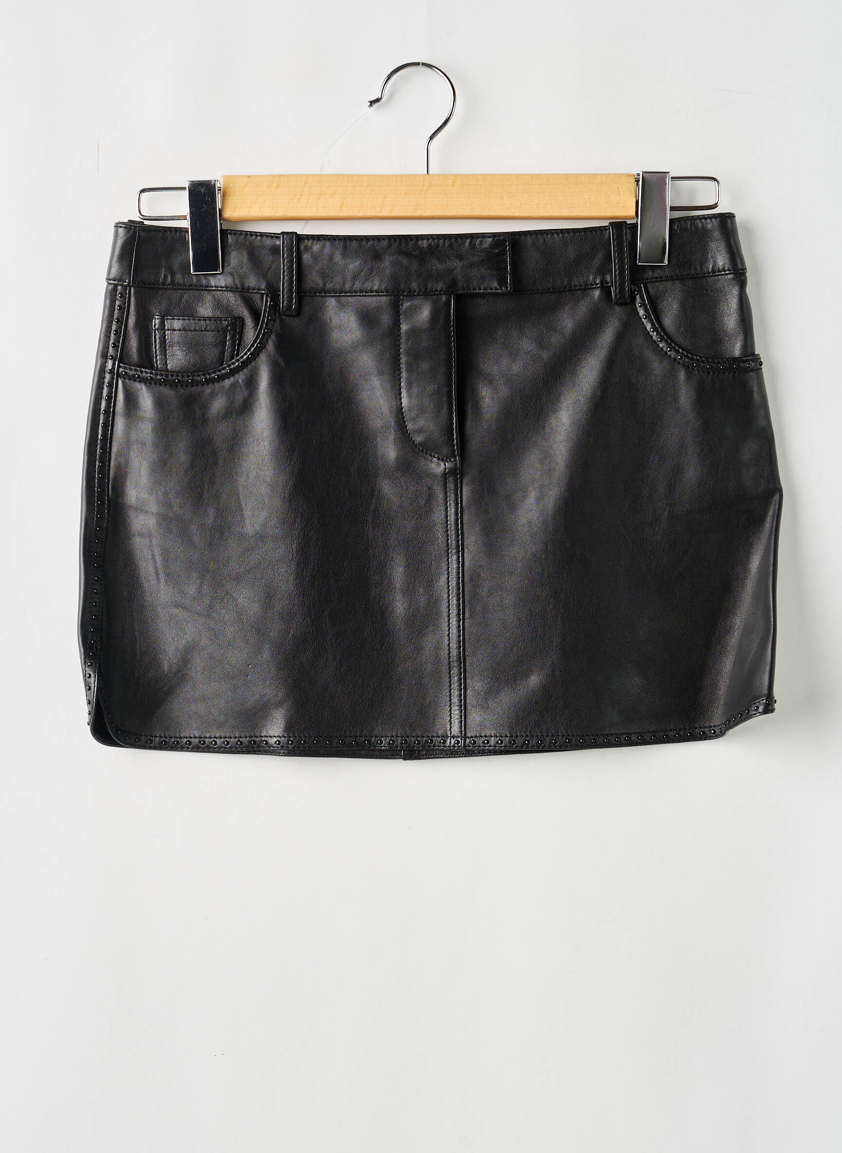 Trumpas sijonas juodas THE KOOPLES moteris