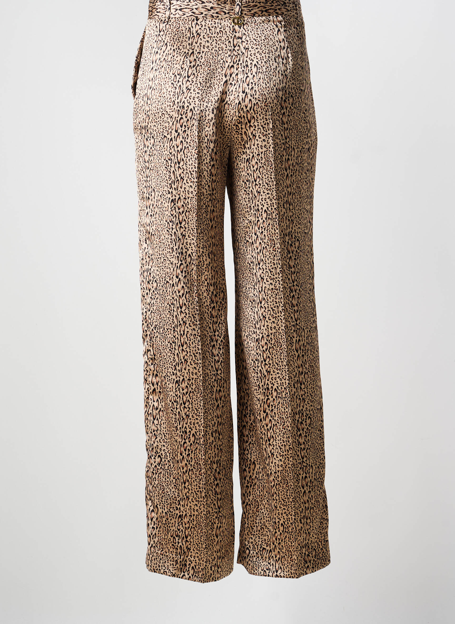 Chino kelnė rudas TWINSET moteris