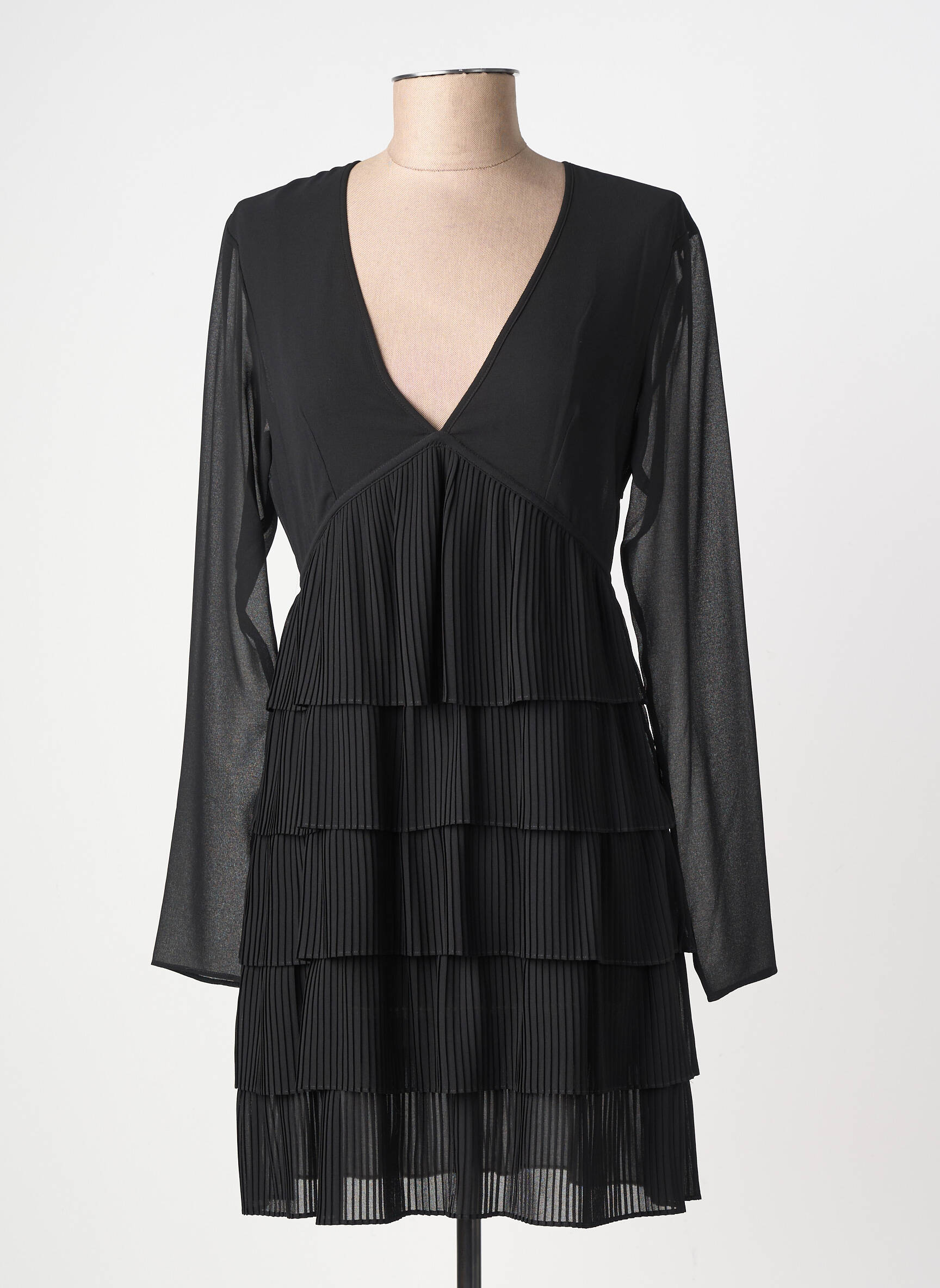 Trumpa suknelė juodas THE KOOPLES moteris