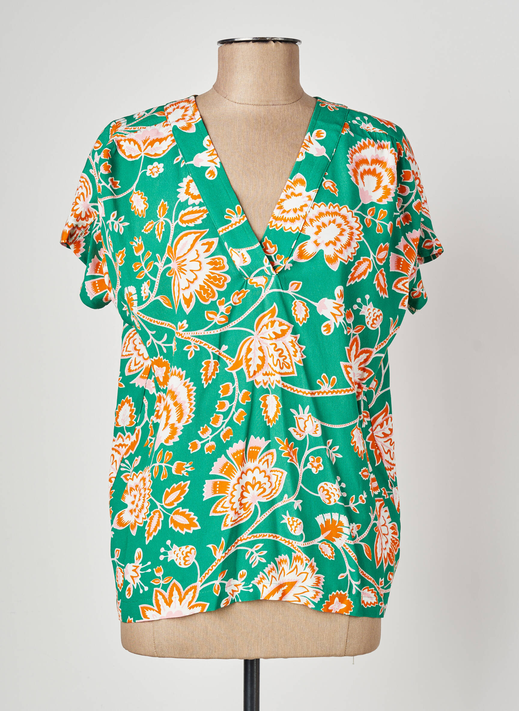 Viršūnė žalias LA PETITE FRANCAISE moteris