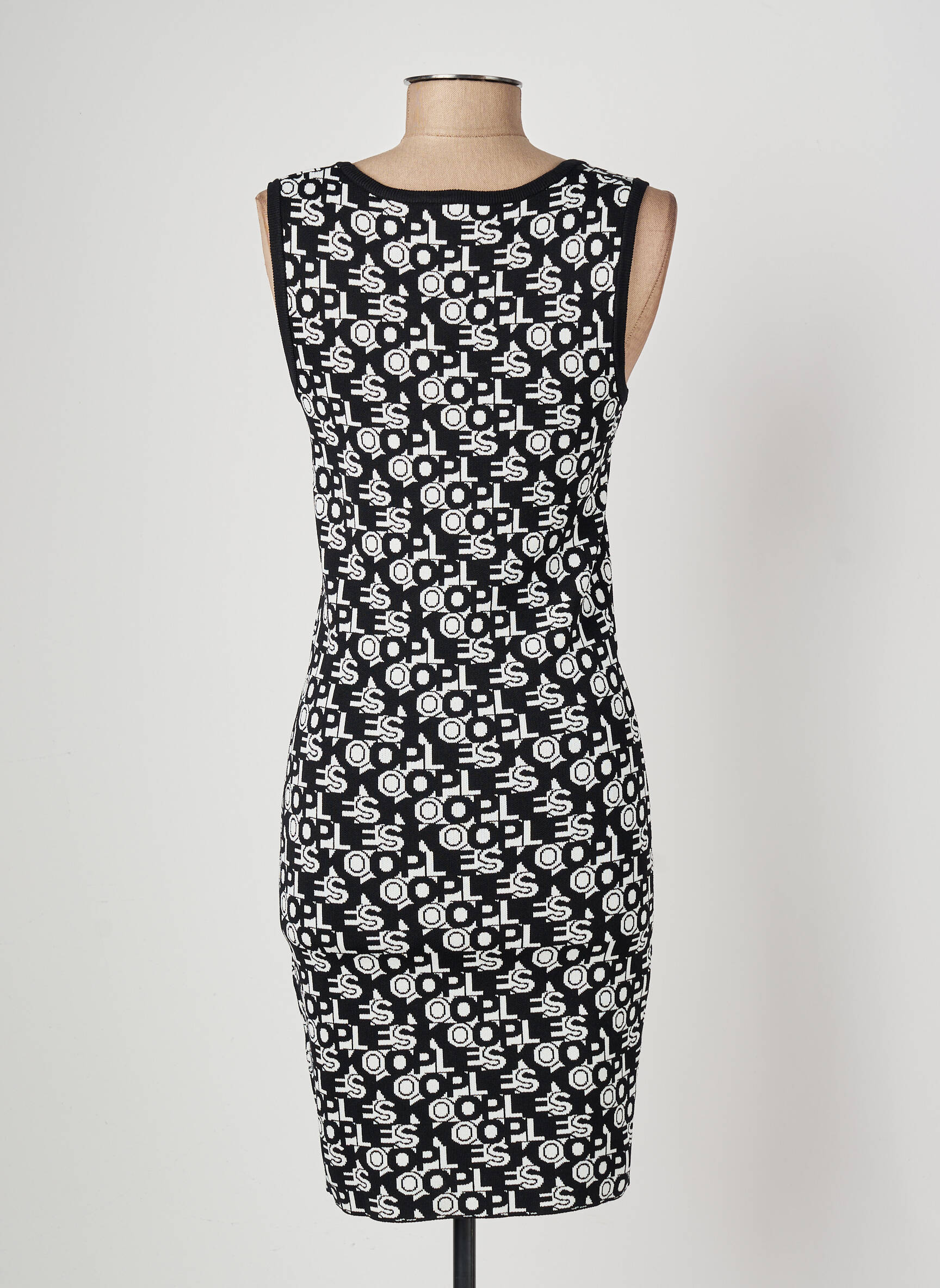 Trumpa suknelė juodas THE KOOPLES moteris