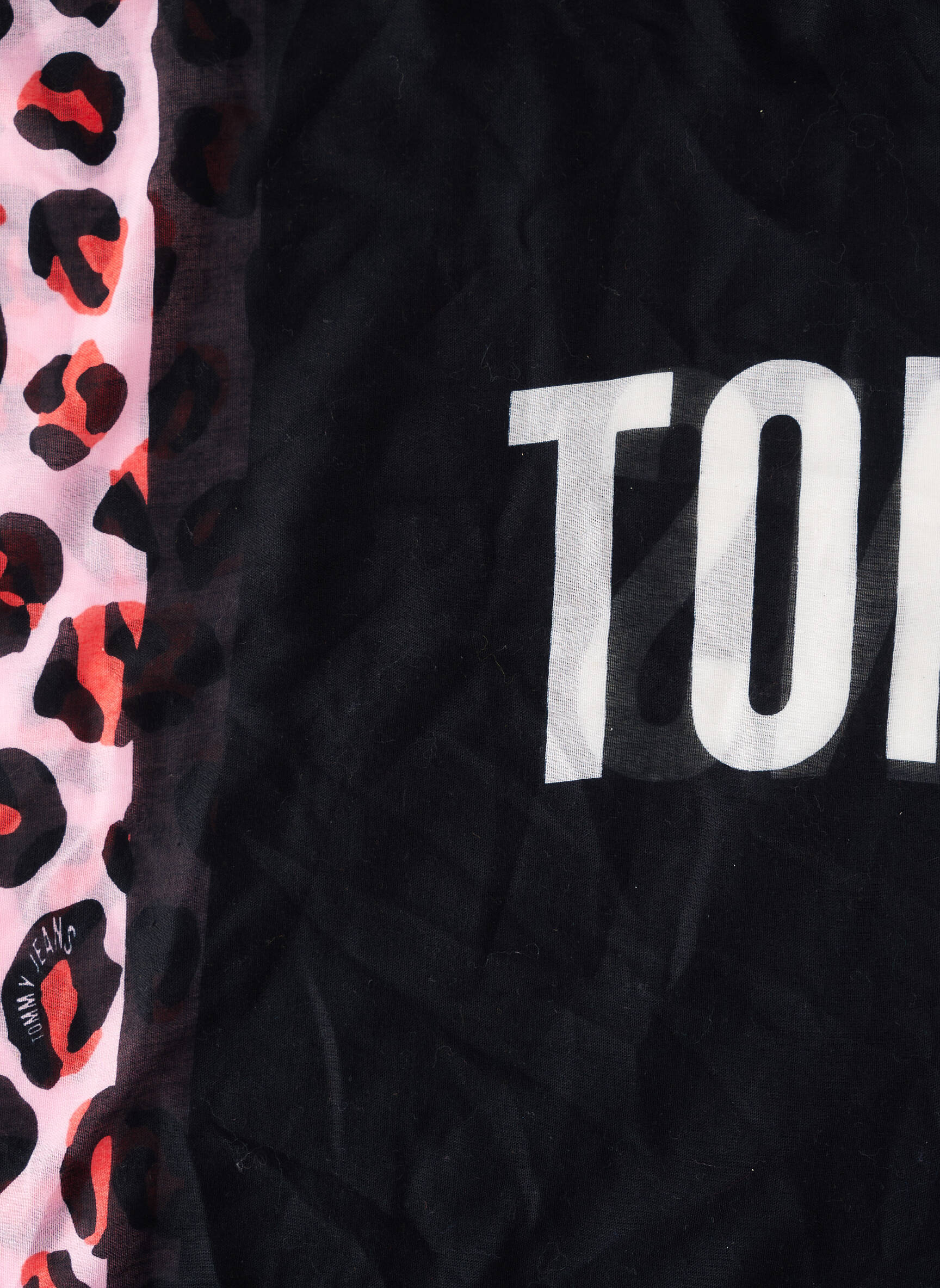 Šalikas juodas TOMMY HILFIGER moteris