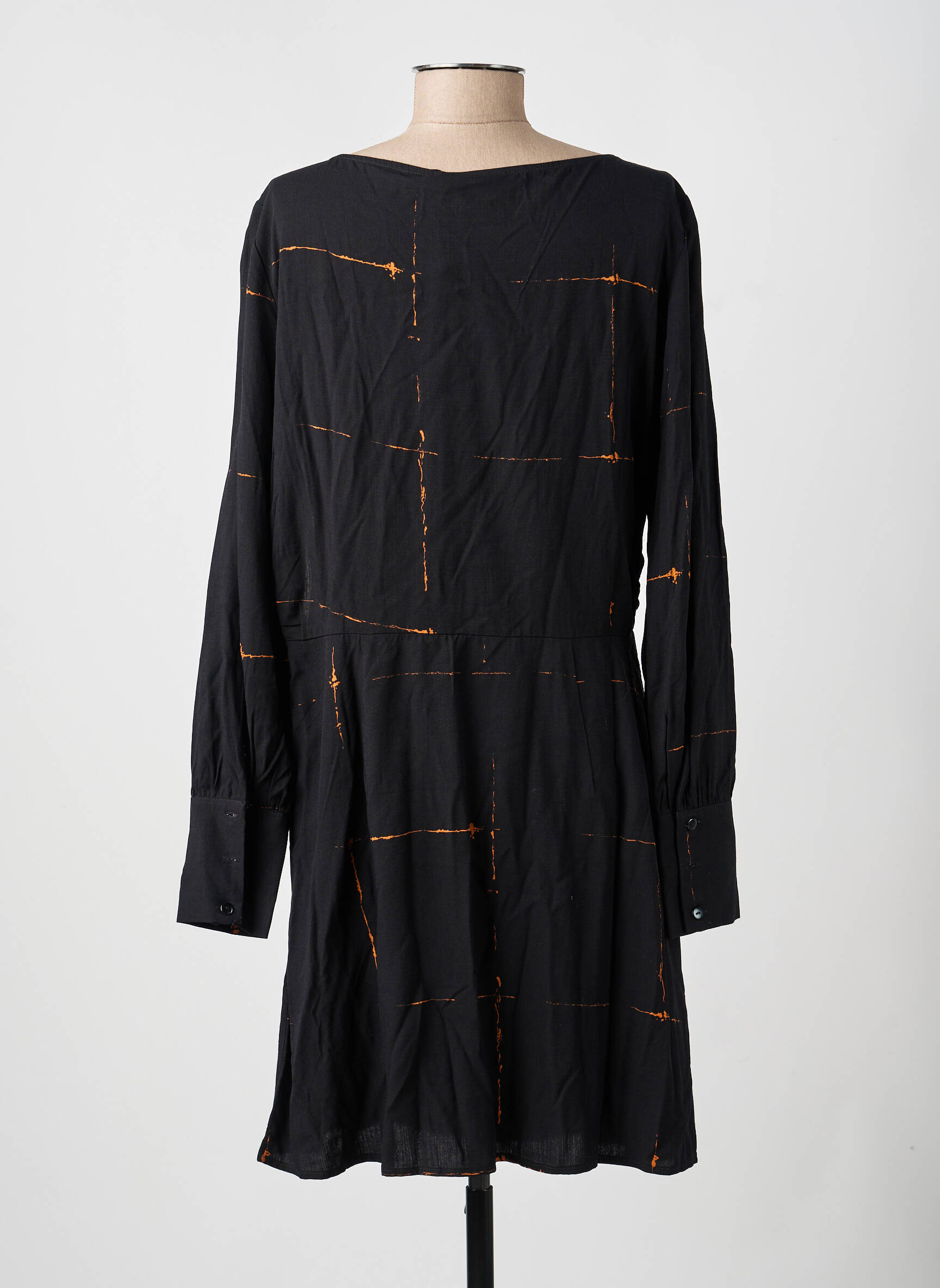 Trumpa suknelė ilgos rankovės ilgos rankovės juodas VILA moteris