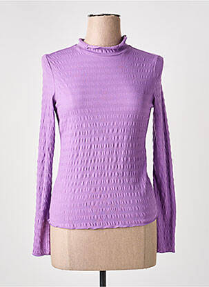 T-marškinys violetinis VERO MODA moteris