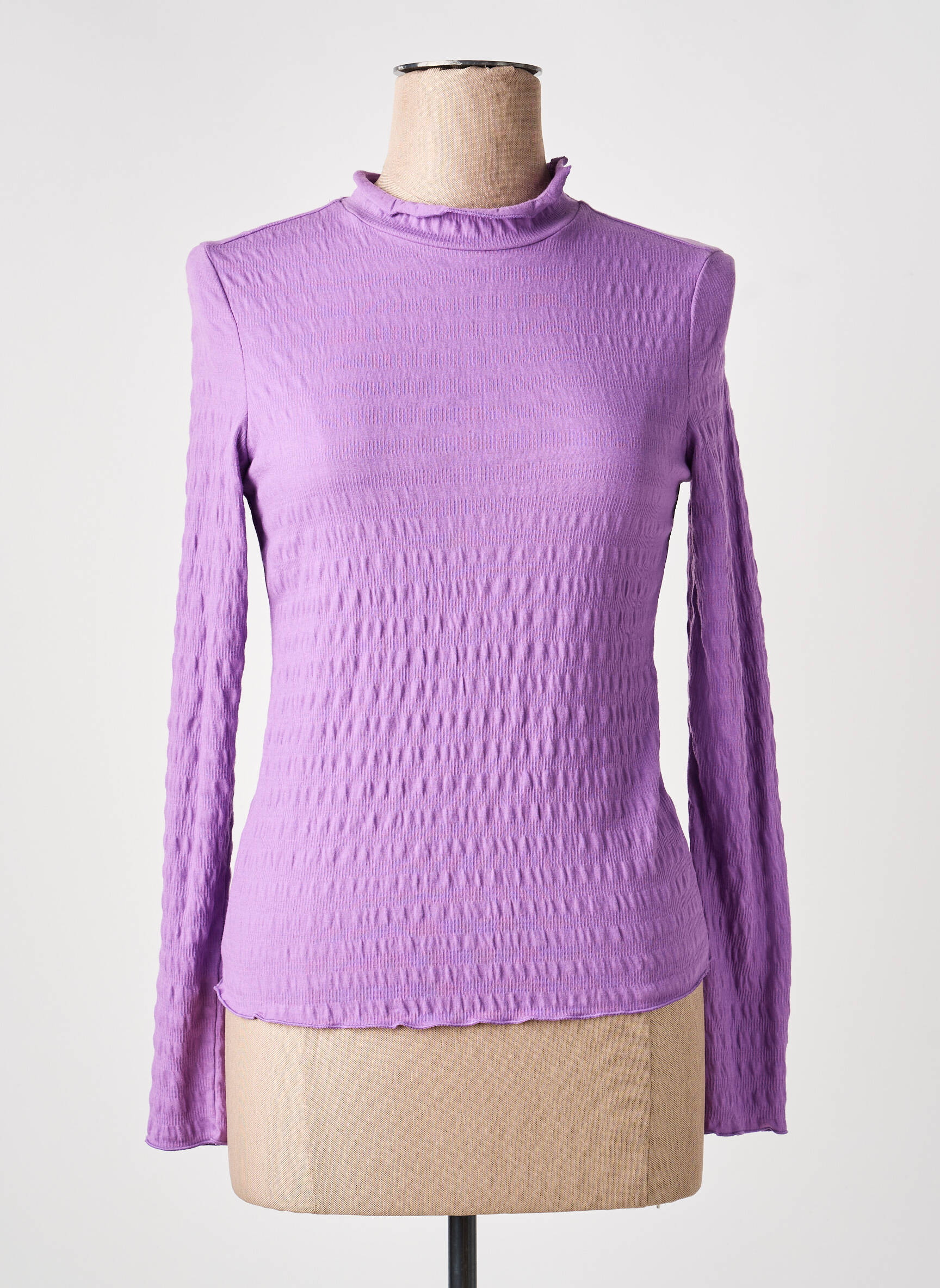 T-marškinys violetinis VERO MODA moteris