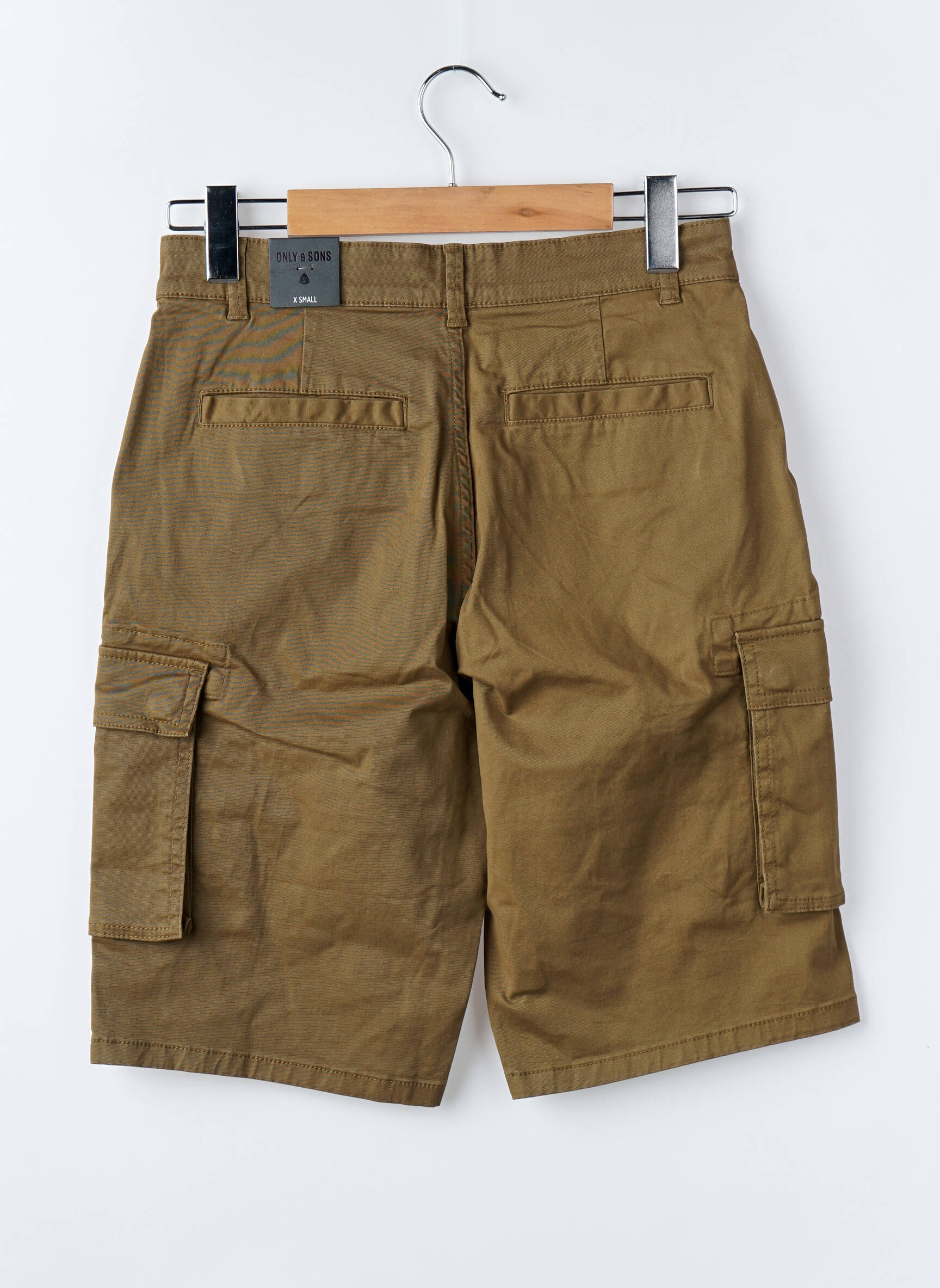 Bermudas tiesi kirpimas rudas ONLY&SONS vyras