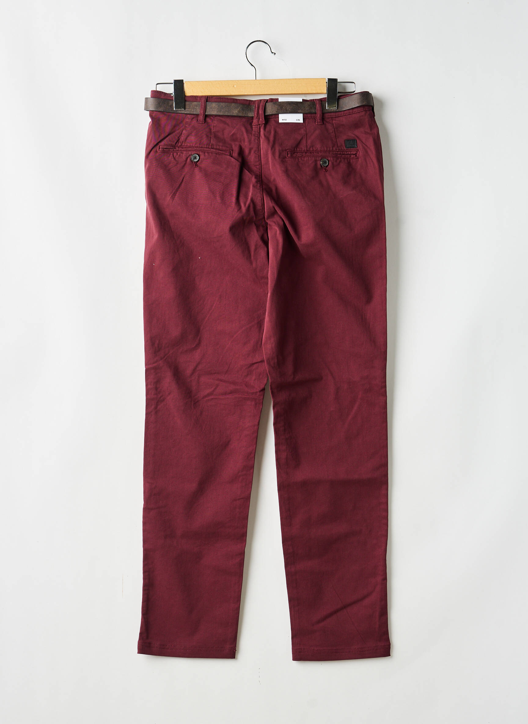 Chino kelnė raudona JACK & JONES vyras