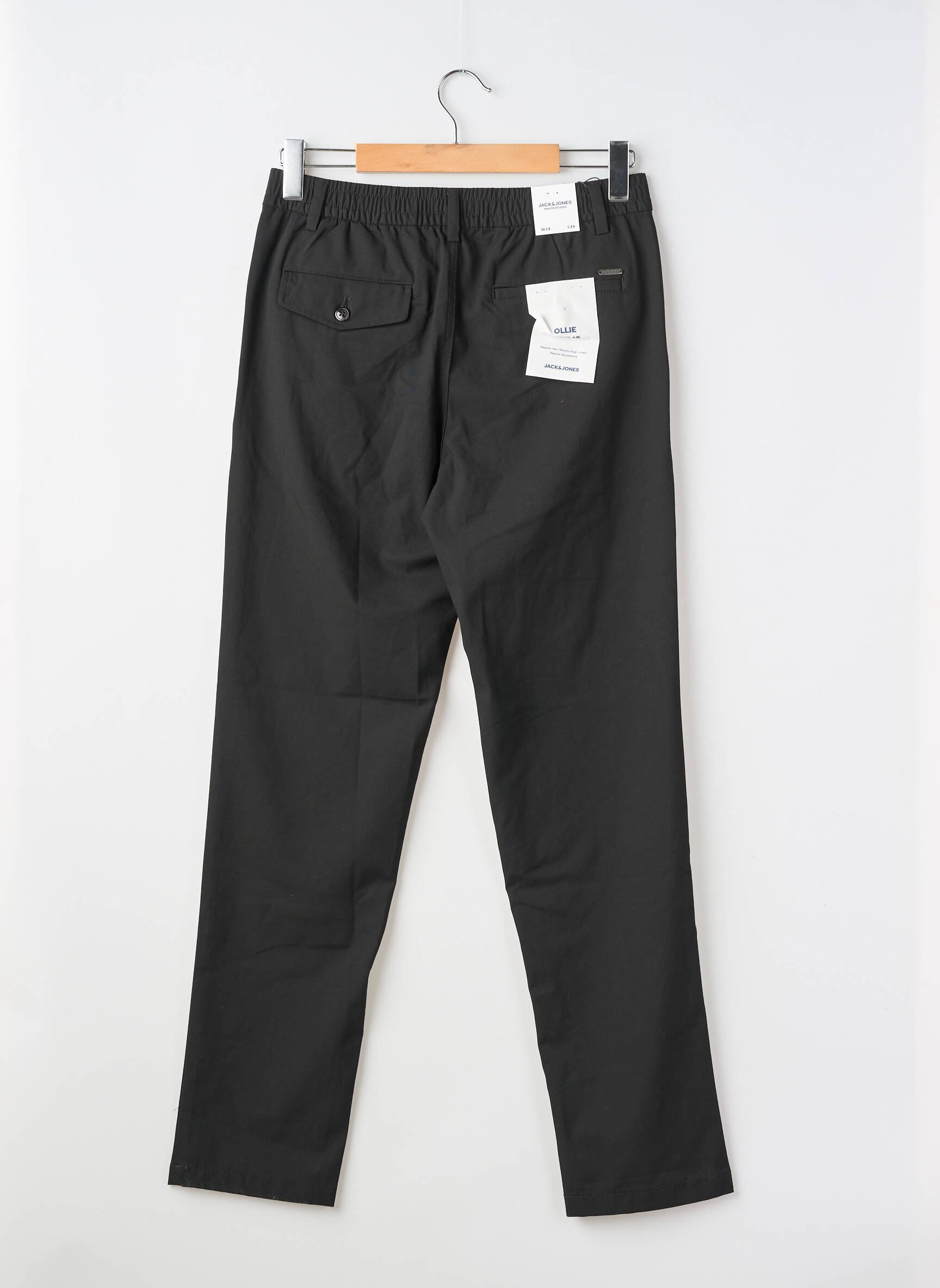 Tiesi kelnė juodas JACK & JONES vyras