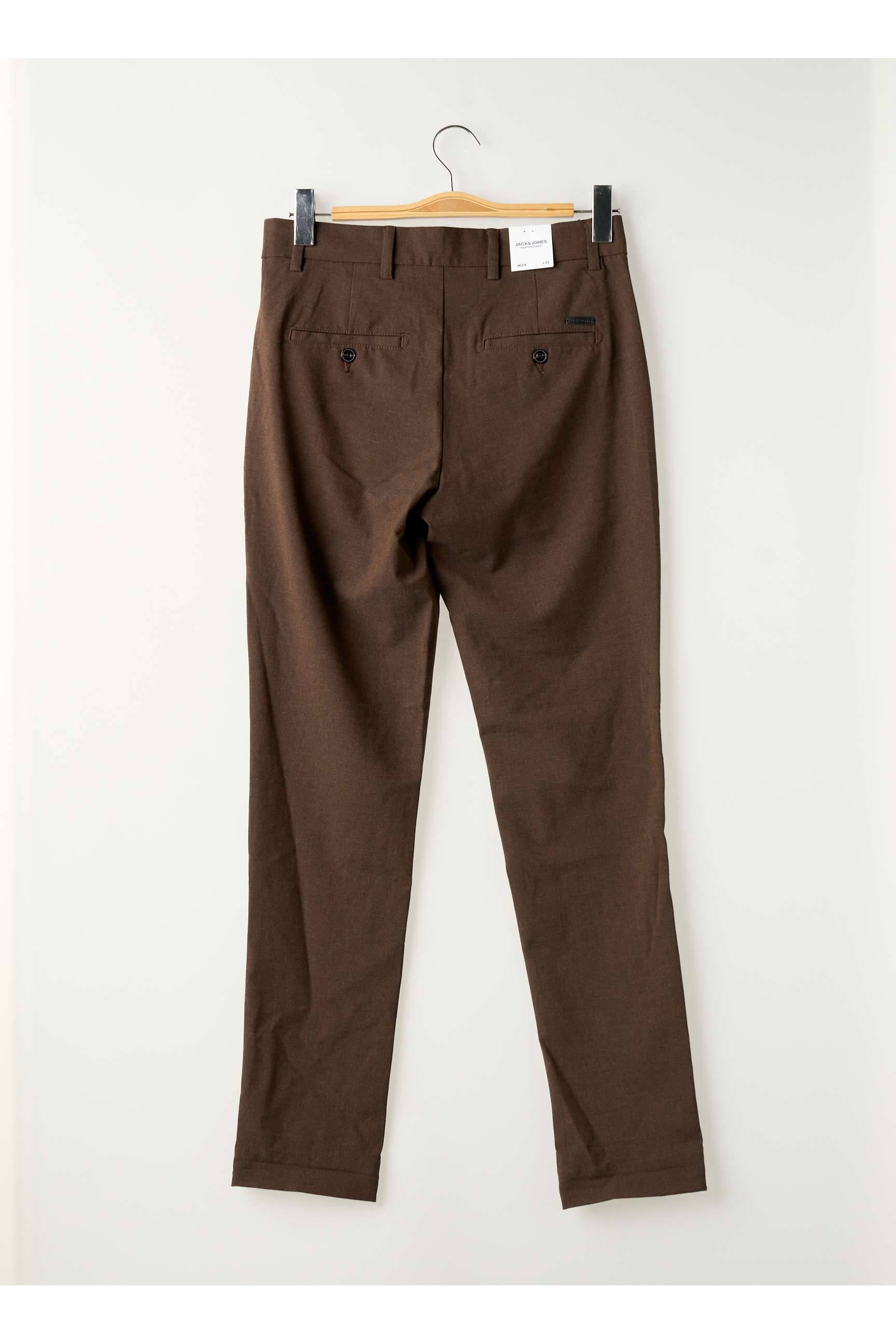 Tiesi kelnė rudas JACK & JONES vyras