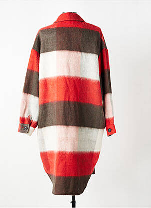 Ilgas paltas raudona VERO MODA moteris